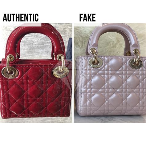 fake vs real lady dior|lady dior bag real.